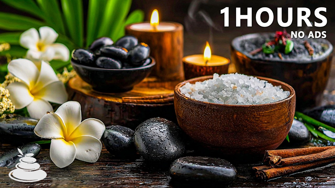 Spa Relaxation Music No Ads, Relax Massage Music Relieves Stress 🌿 Heals the Mind Soul - Deep Sleep