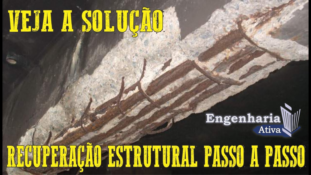 Reparo estrutural em pilares, vigas e lajes Passo a passo