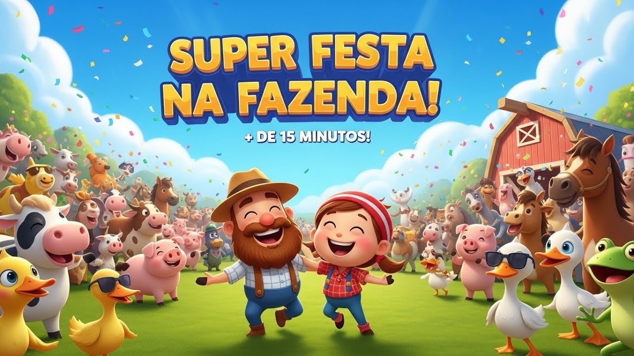 🐮 COLETÂNEA MELHORES MÚSICAS FESTA NA FAZENDA! 🎉15 Minutos de Músicas | TutiTeca