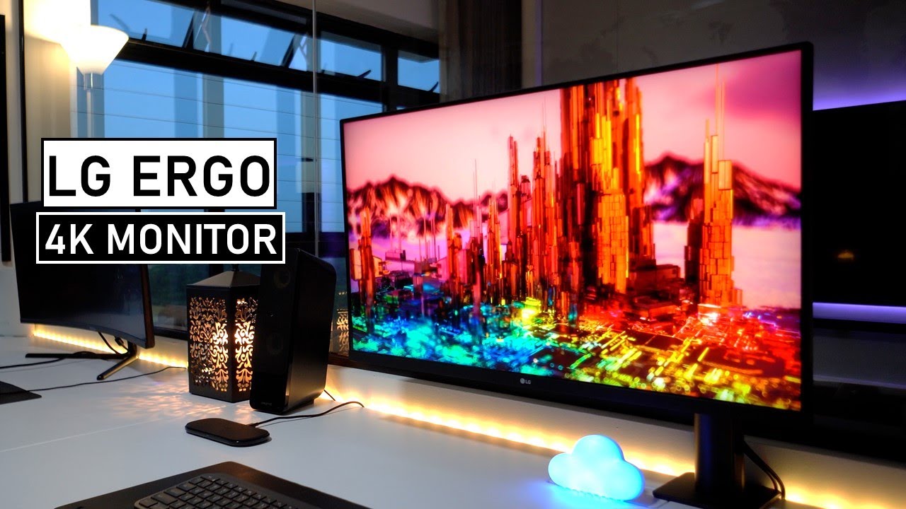 Мой первый монитор 4K — распаковка и установка LG Ergo на стол