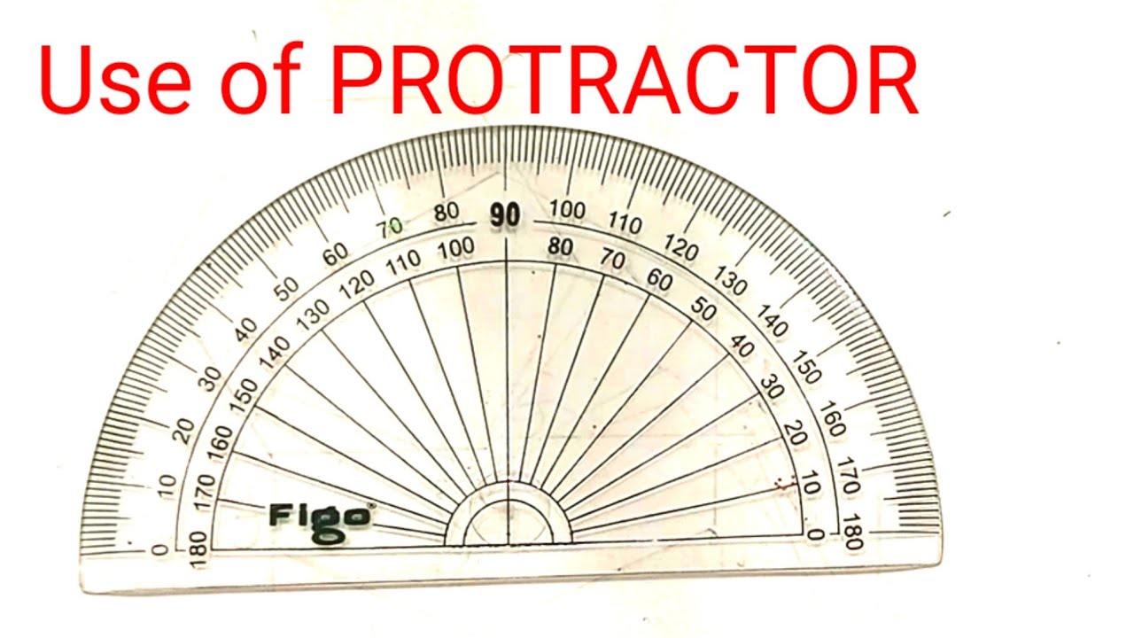 How to Use PROTRACTOR for marking Angles | Engineering Graphics | Practical Geometry