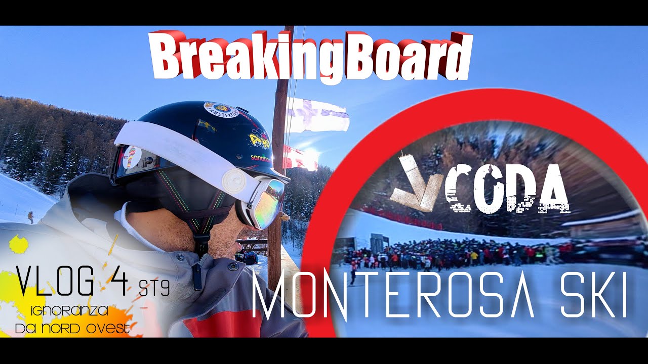 Monterosa ski..ma di DOMENICA 😭Breakingboard vlog 4