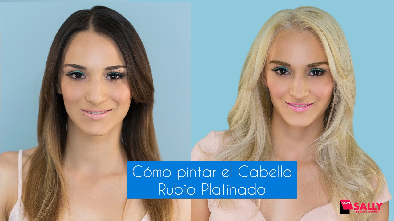 Cómo pintar el Cabello Rubio Platinado