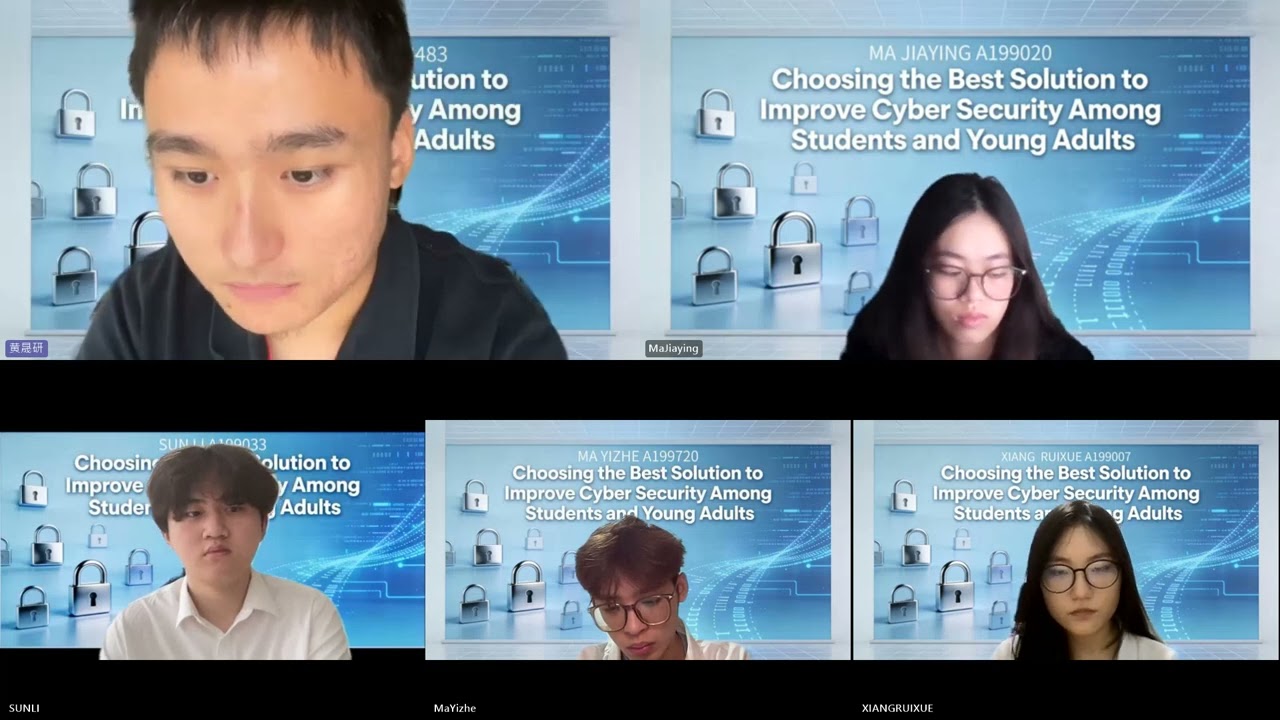 Protecting Young Users Online: A Decision-Making Meeting on Cyber Security