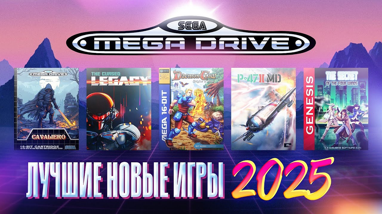 10 лучших игр 2025 года для приставки Sega Mega Drive