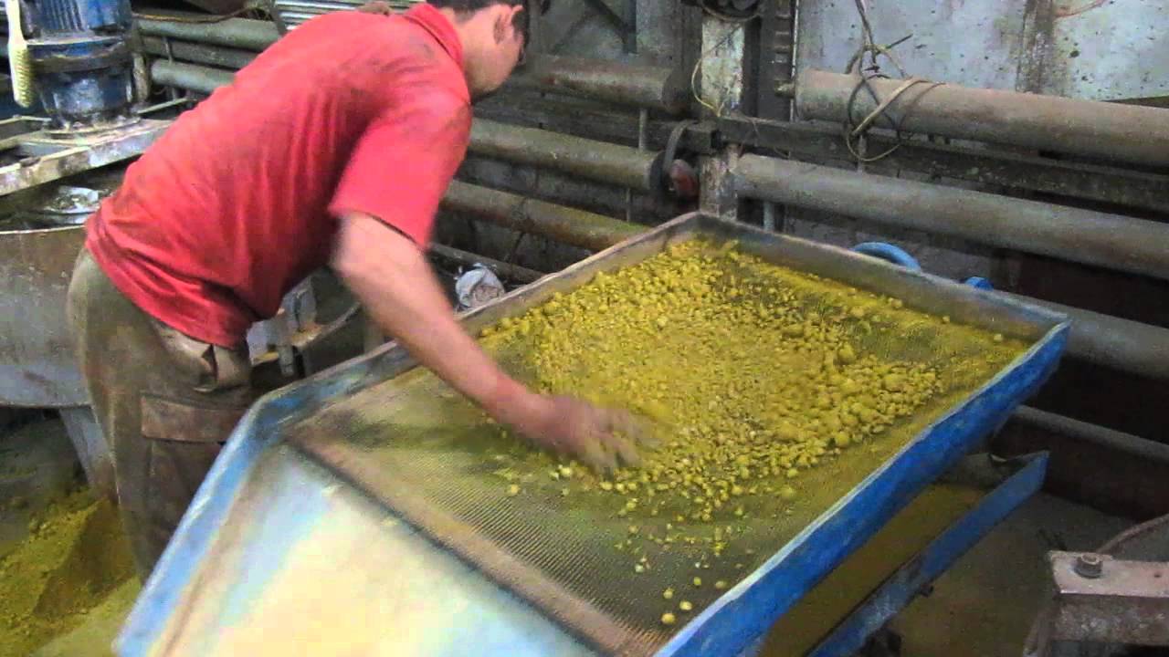 вибросито малое в работе