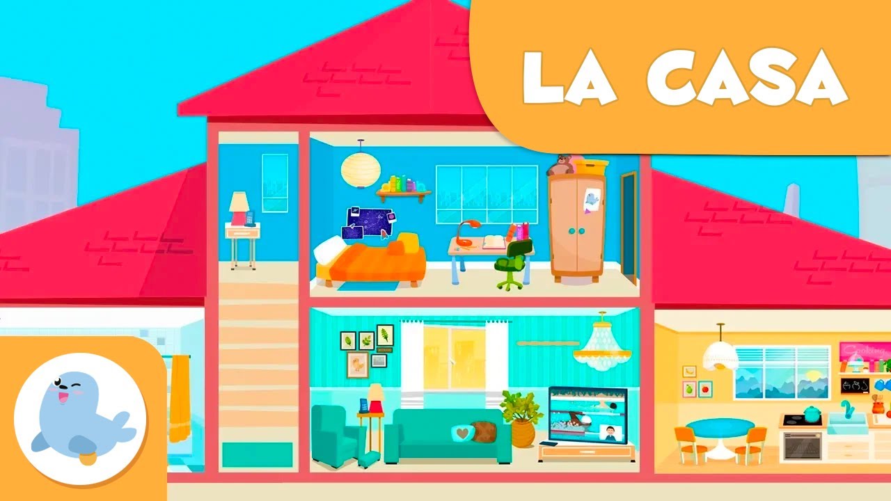 Aprèn les habitacions de la casa | Vocabulari per a nens en català