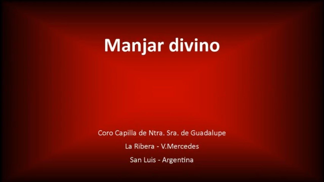 Manjar divino.