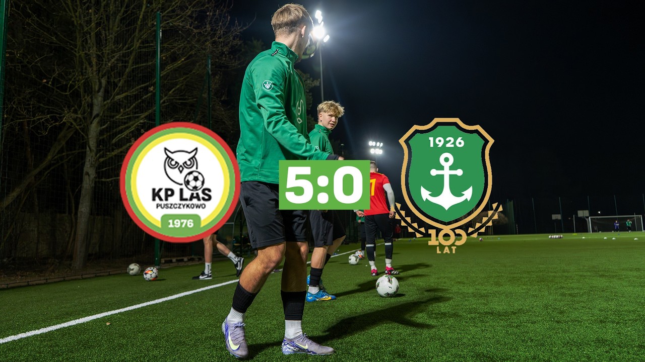 Skrót meczu KP Las Puszczykowo - Kotwica Kórnik II || SPARING #6
