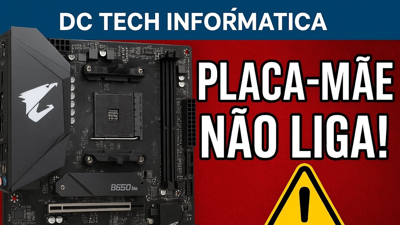 Gigabyte Aorus B550M Não liga– Descubra o problema.