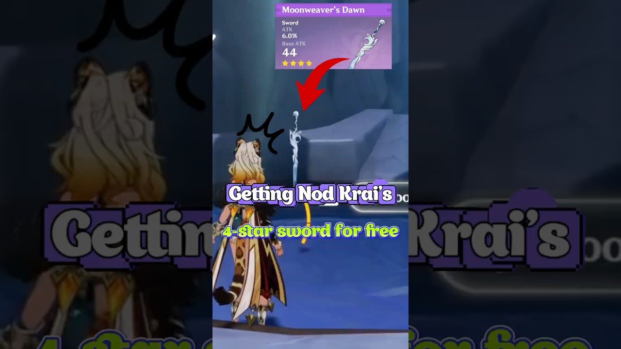 Getting Nod-Krai's superb 4-star sword for free