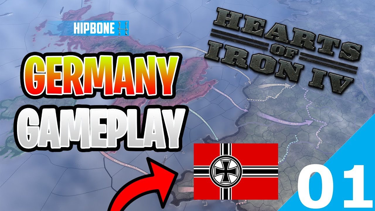 Hipbone Plays - HOI IV Germany #01 - Planning Our Conquest