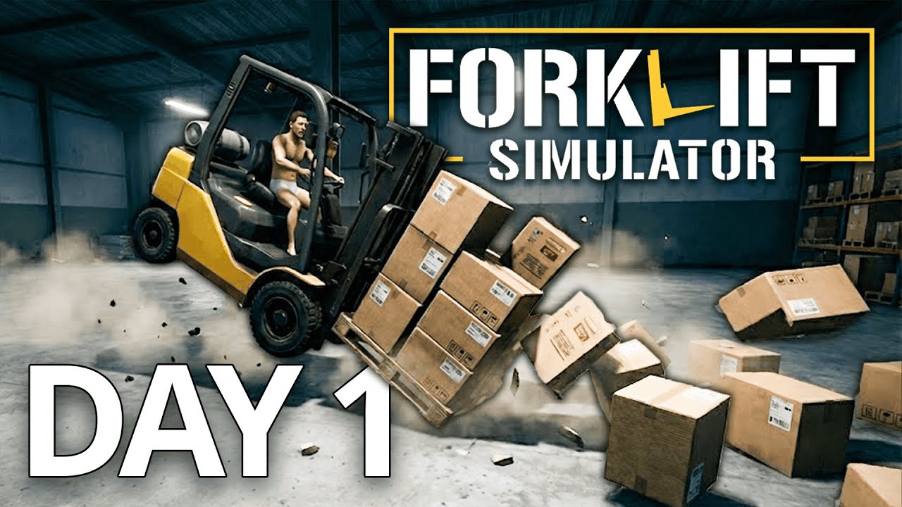 I Caused $1,000,000 of Damages on DAY 1! | Forklift Simulator