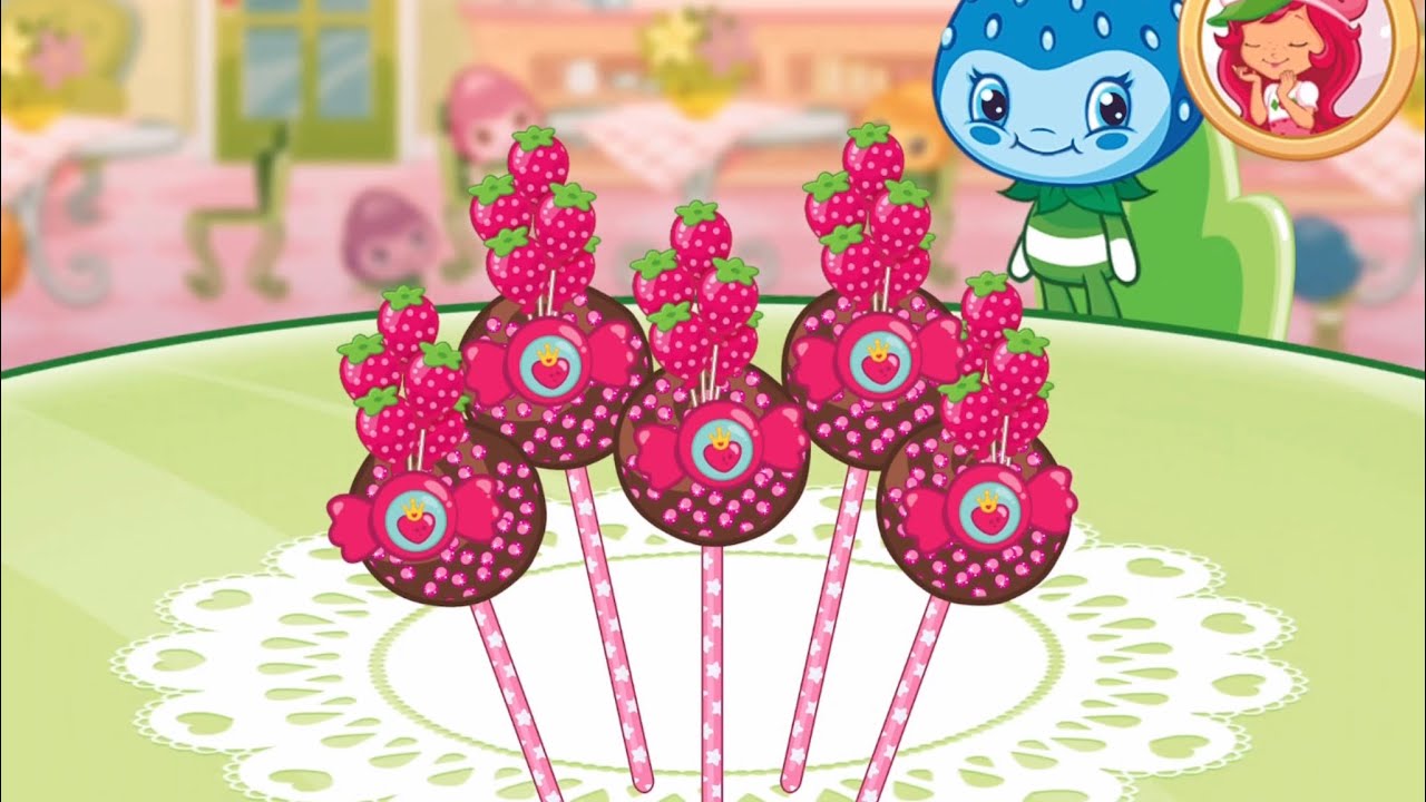 Strawberry Shortcake Bake Shop - Cake Pops - Fun Cooking Games for Kids