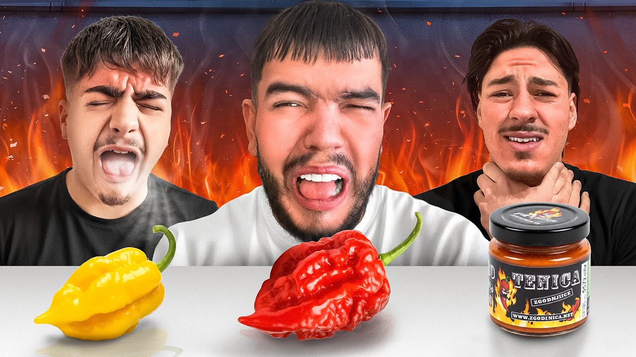 PROBALI SMO NAJLJUĆU PAPRIKU NA SVETU *povraćali* /w KILA i DJOZA