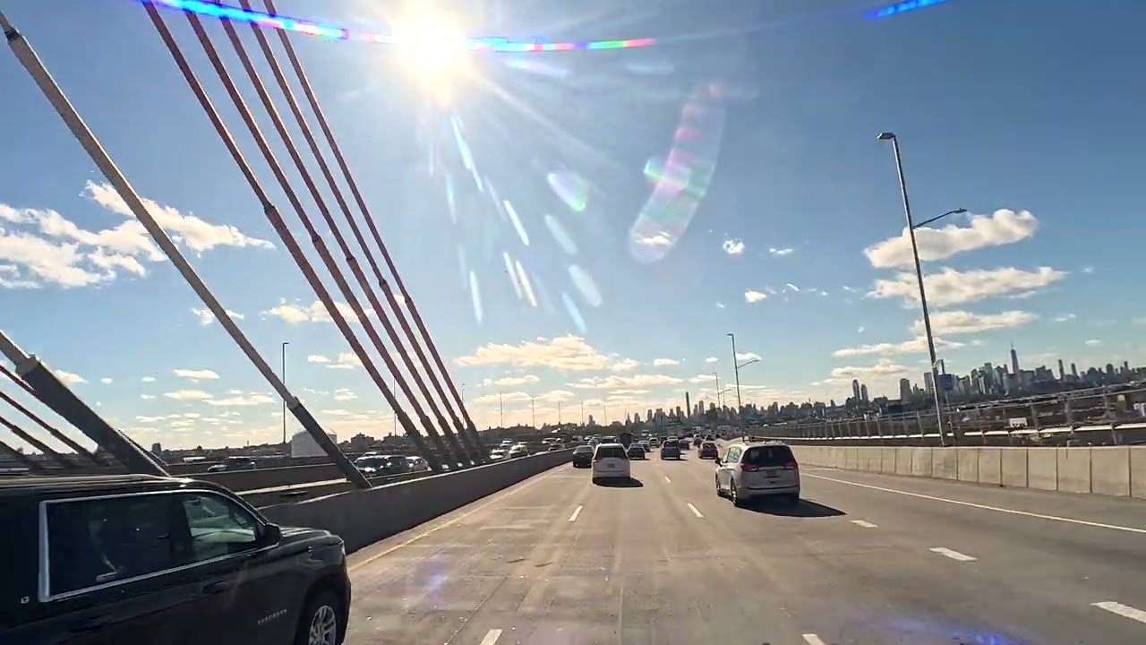 4K Driving from New York City NYC Borough Boro Queens to DownTown Brooklyn ASMR