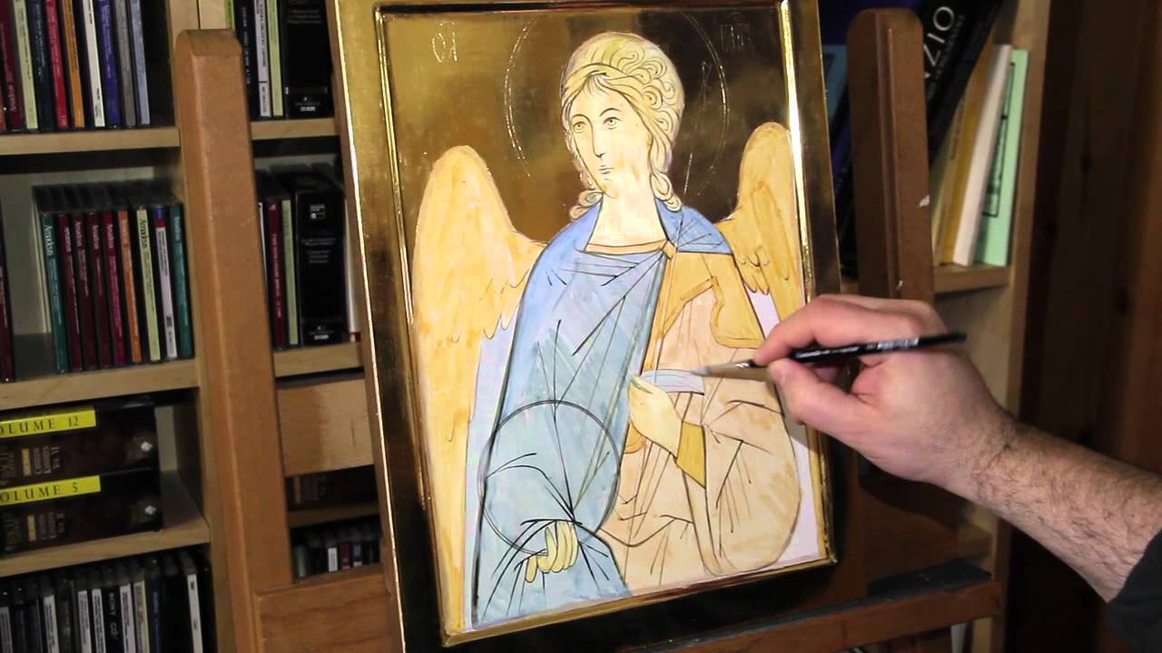 1 - Icon of an Angel ground colors