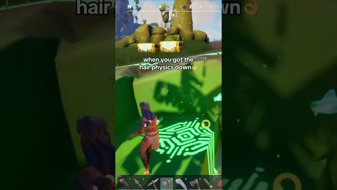 Hair Physics Bounce! 🐸🐸 #gaming #coopgames #gamedev