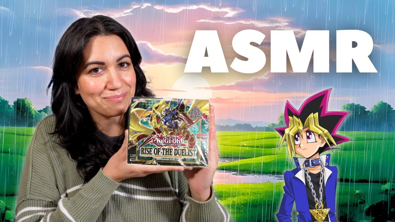 *ASMR* ☺️ She's on the HUNT for the CUTEST Yugioh cards! 💜