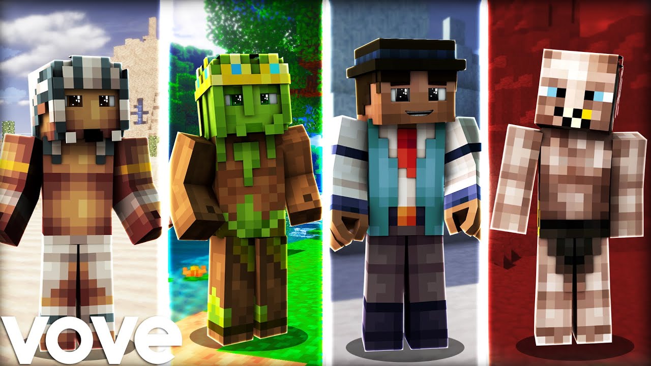 ZONE PVP (MINECRAFT PARODIE BANDE ORGANIS&Eacute;E SCH x NAPS x JUL)