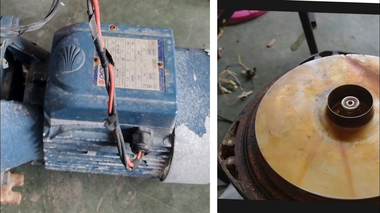 Cómo reparar una bomba de agua, soltar el disco bomba grande reparar en casa 