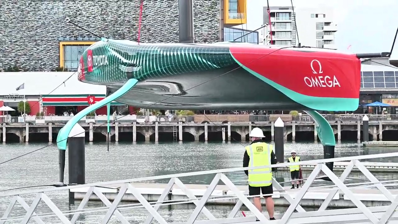 ETNZ Taihoro latest foil revealed for the very first time on 18th April 2024