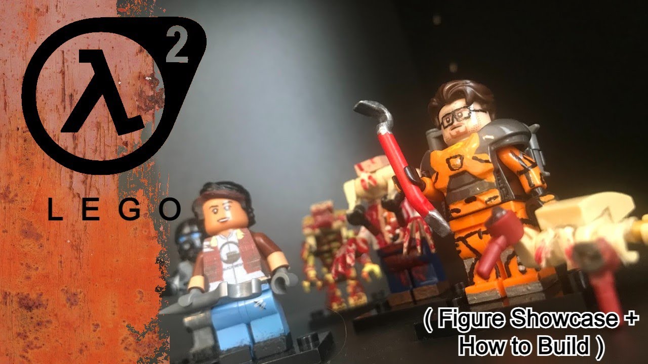 LEGO Half Life 2 Minifigure / Weapons Showcase (+ How to Build)