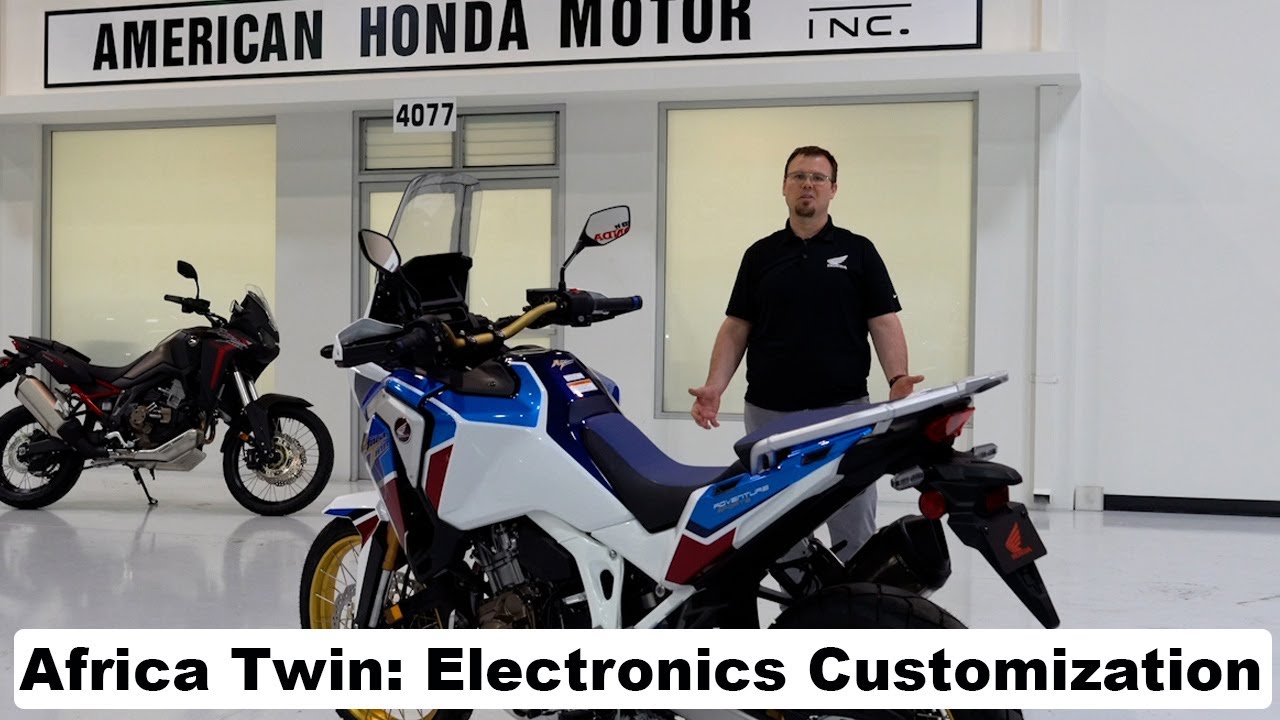 Africa Twin: Electronics Customization