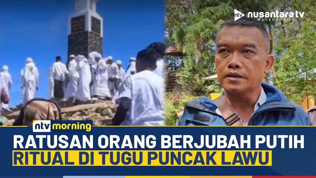 Heboh! Rombongan Berbaju Putih di Puncak Gunung Lawu, Ternyata Bukan Aliran Sesat | NTV MORNING