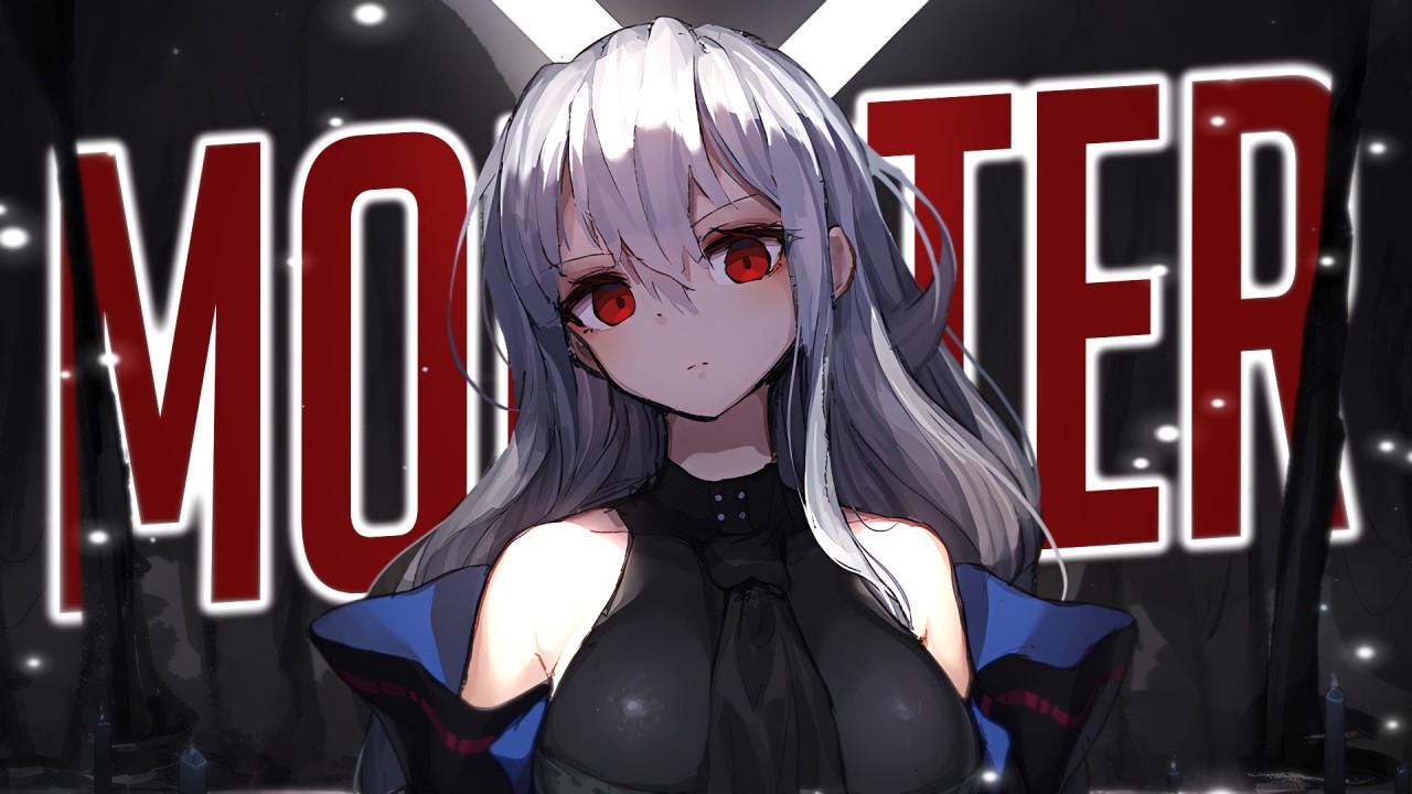 Nightcore - The Monster (Rock Version) (Lyrics)