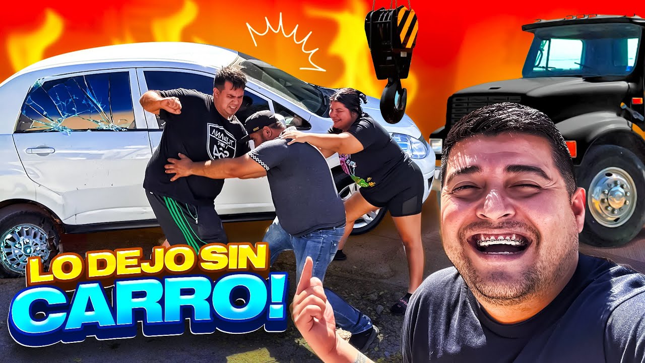 LOS TETAS SE AGARRAN CON LOS DE GOBIERNO // LE QUITAN SU CARRO