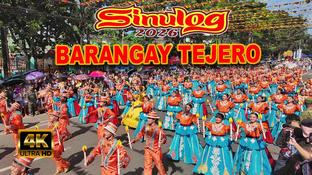 SINULOG FESTIVAL Grand Parade 2026: BARANGAY TEJERO  Cebu City |  Street Dancing Performance