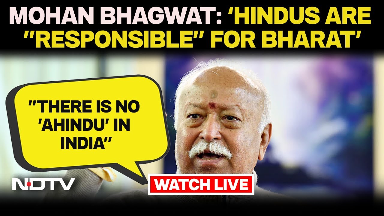 RSS Mohan Bhagwat Speech Today | 
