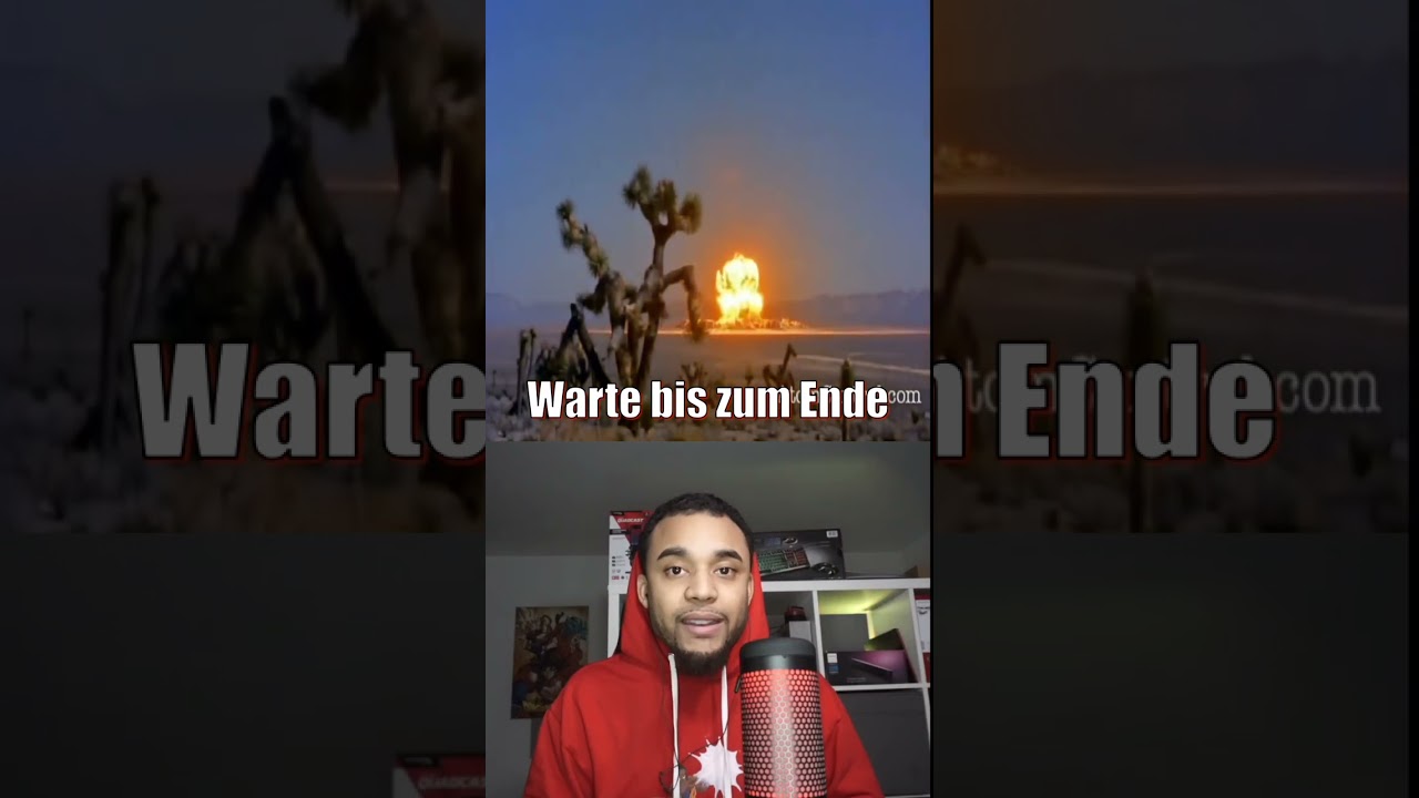 Wie h&ouml;rt sich eine Atombombe an 😱 #hityrone25