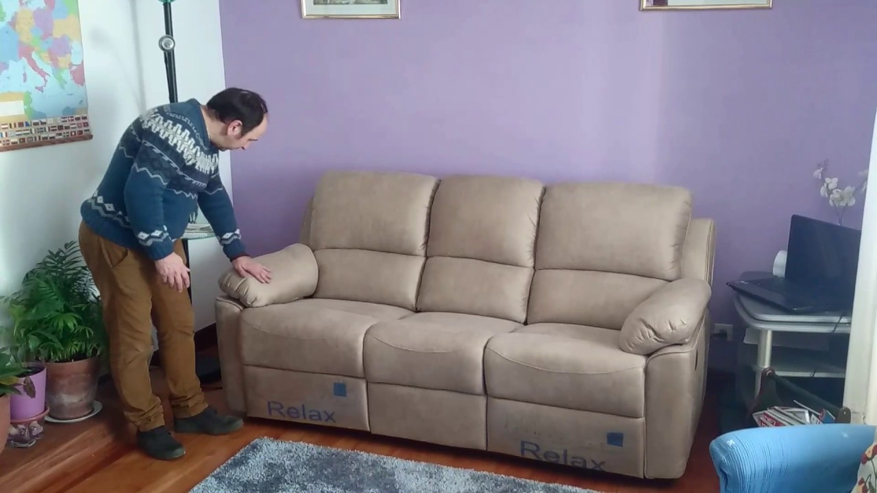 Sofa relax, super cómodo! Con 2 sistemas relax.