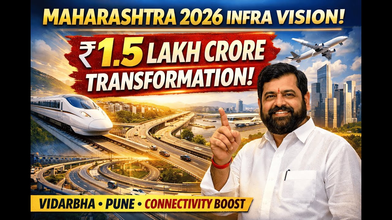 Maharashtra’s 2026 Infrastructure Vision: A ₹1.5 Lakh Crore Transformation of Vidarbha and Pune