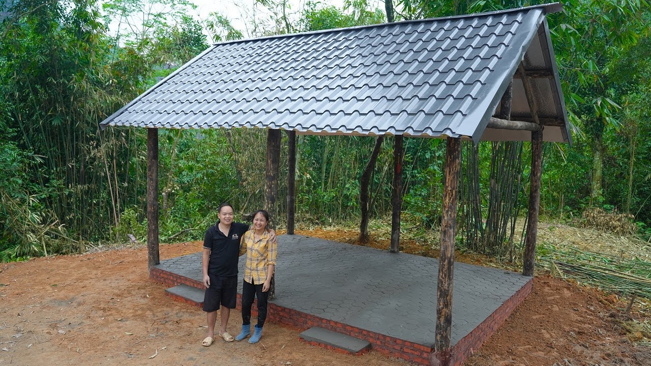 The young couple spent 365 days building their Dream Home in the middle of the wilderness