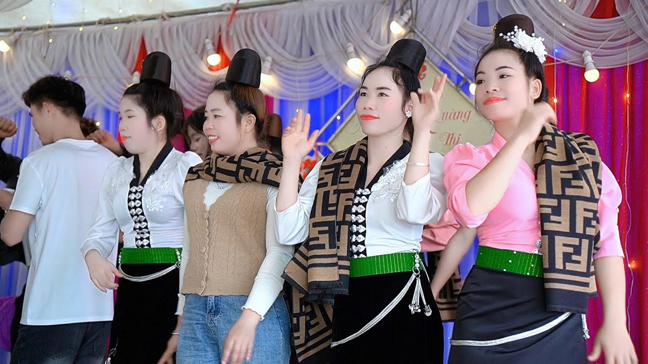 NHẠC SÀN THÁI TÂY BẮC NHẢY TỪNG MỪNG TÂN GIA.GIA ĐÌNH ÔNG THẢNH MAY