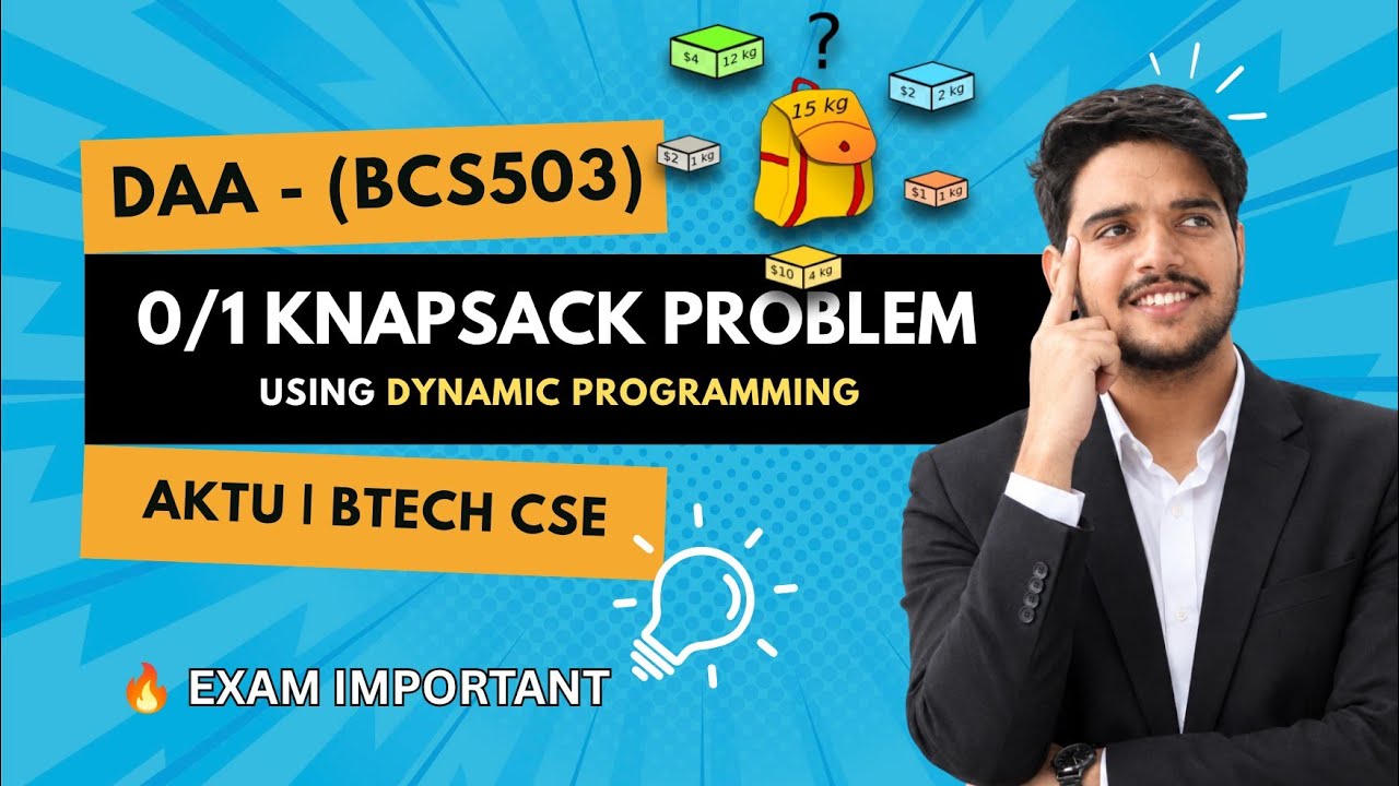 0/1 Knapsack Problem Explained with Simple Example | Dynamic Programming | Concept Training Centre.