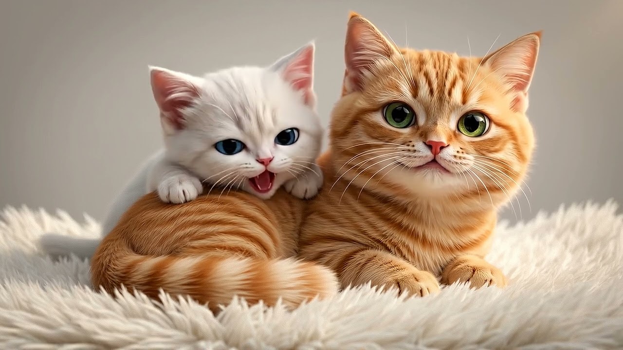 A Calm Farm Day with Mama Cat That Will Melt Your Heart