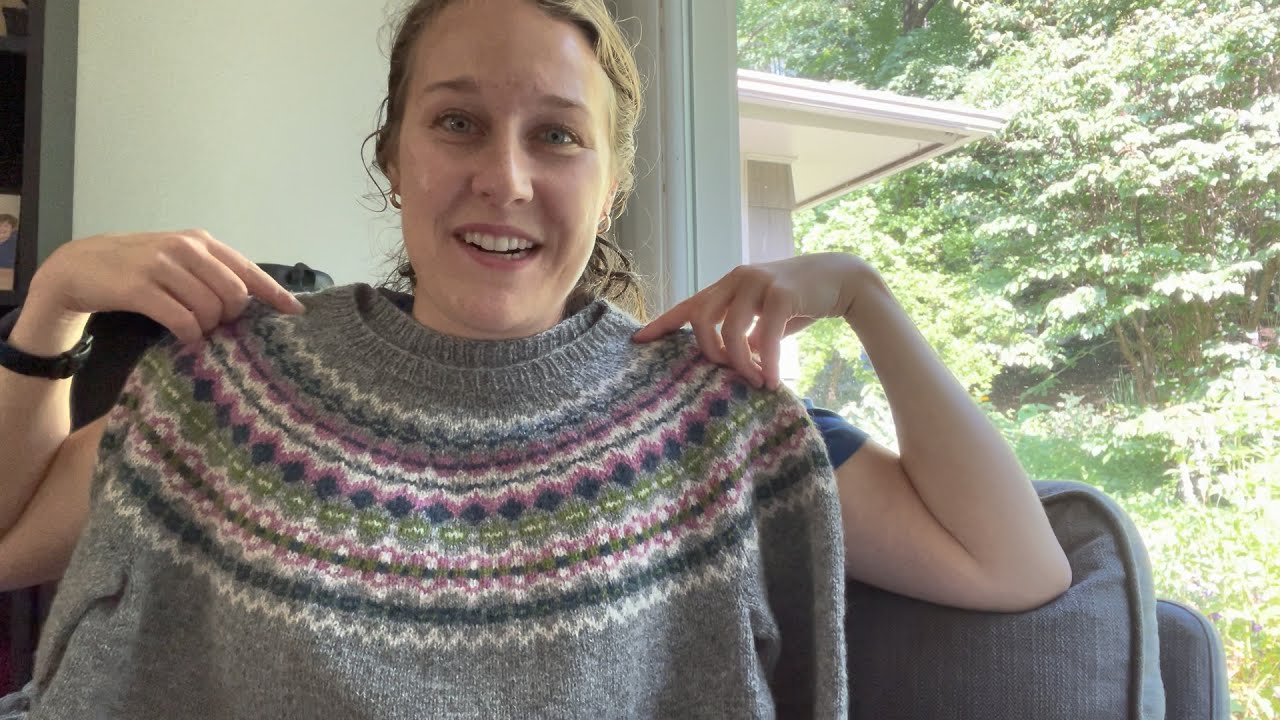 The Porty Pullover: An intro to Fair Isle Knitting by Emma Barnaby of Tiny Desk Knitting