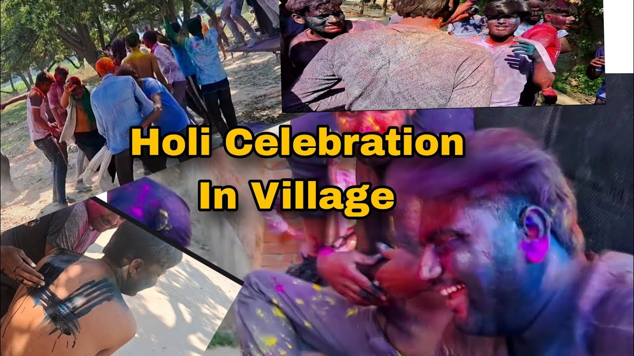 Holi Celebration In Village 