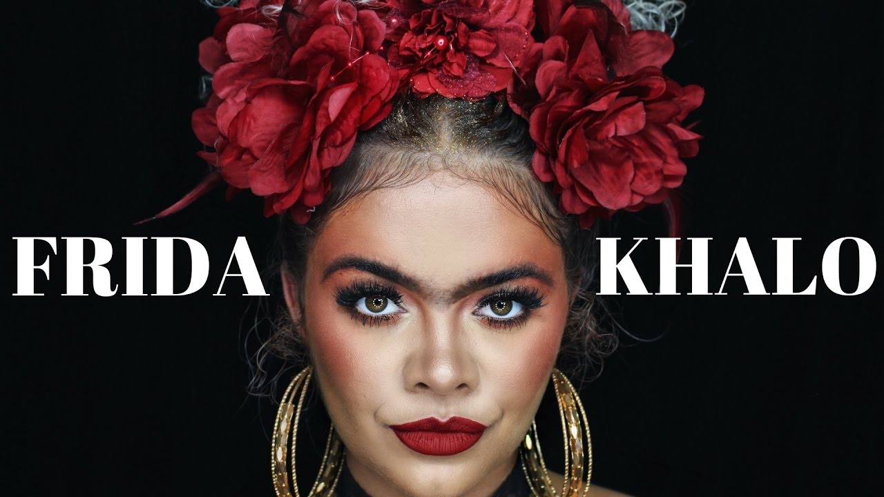 FRIDA KAHLO CACHEADA | MAKE E CABELO por Nina Gabriella