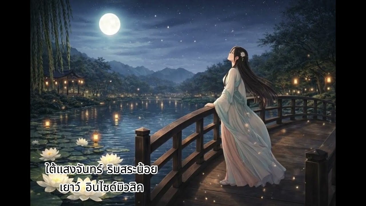 ใต้แสงจันทร์ ริมสระน้อย- เพลงดนตรีแนวจีนโบราณโดย  เยา (อินไซด์มิวสิค) Official MV