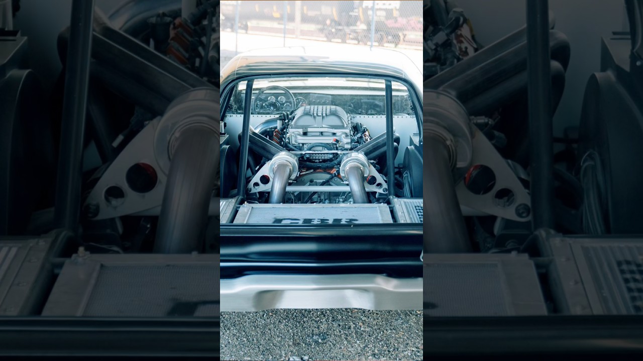 Среднемоторный Hellcat Swap Charger 😱 #cars #dodge #race #mopar #srt #engine #cars