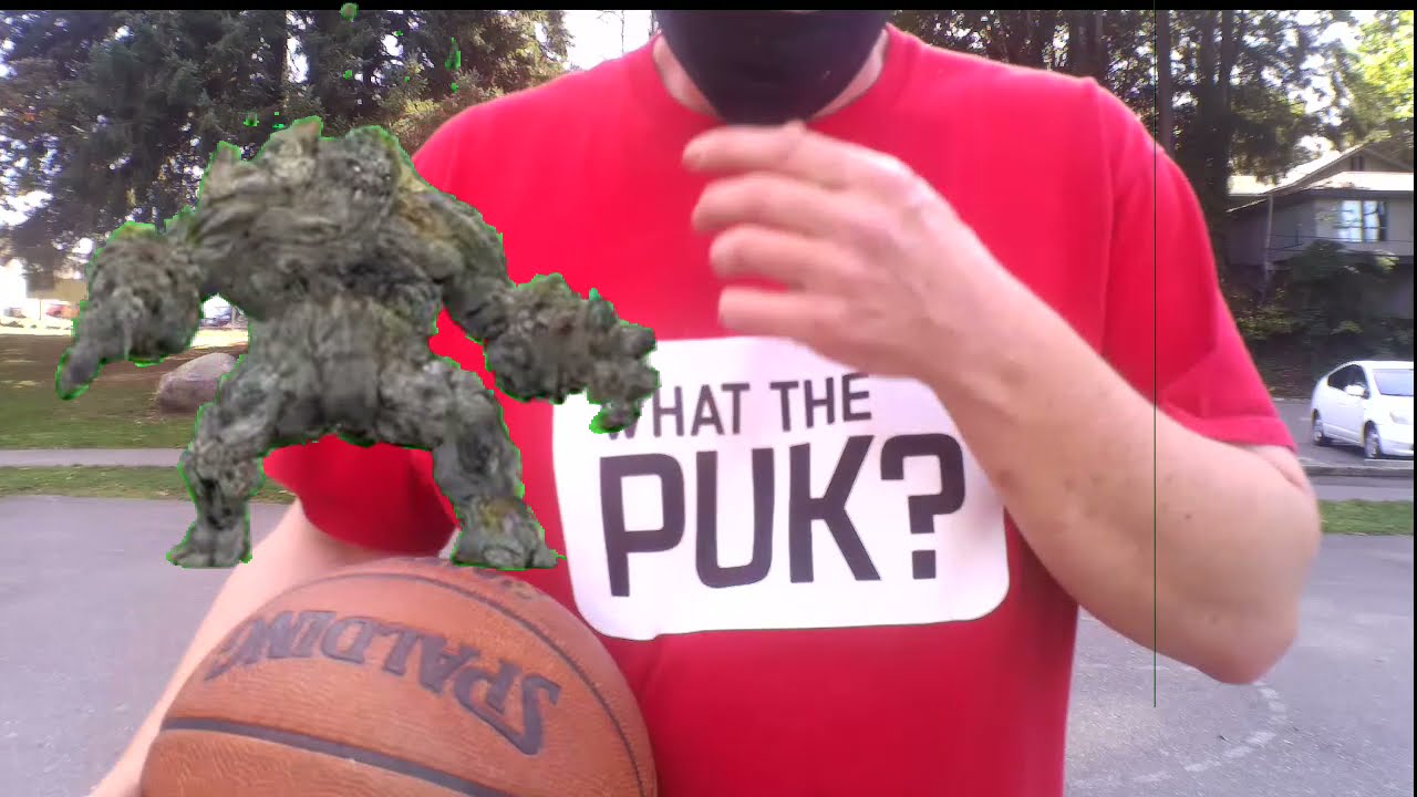 one v one basketball at the park w/ Hahn Solow