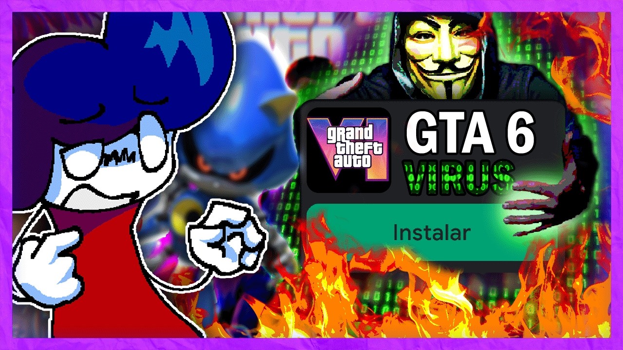 PROBE EL VIRUS DE GTA 6 EN MI CELULAR (probando virus) ft. Metal Sonic | FerChocolatada