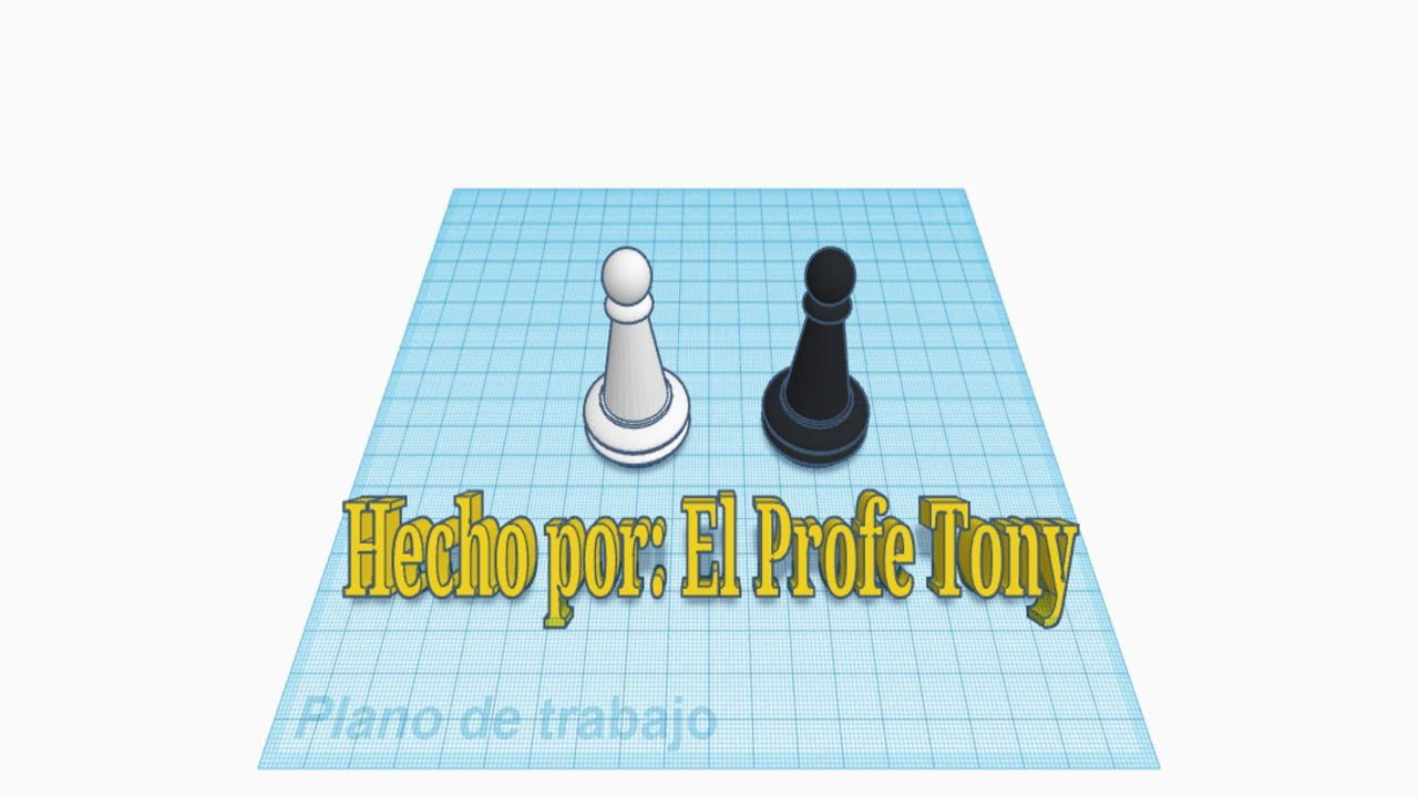 Capítulo 20 - Diseño de pieza de ajedrez 'Peón' en Tinkercad