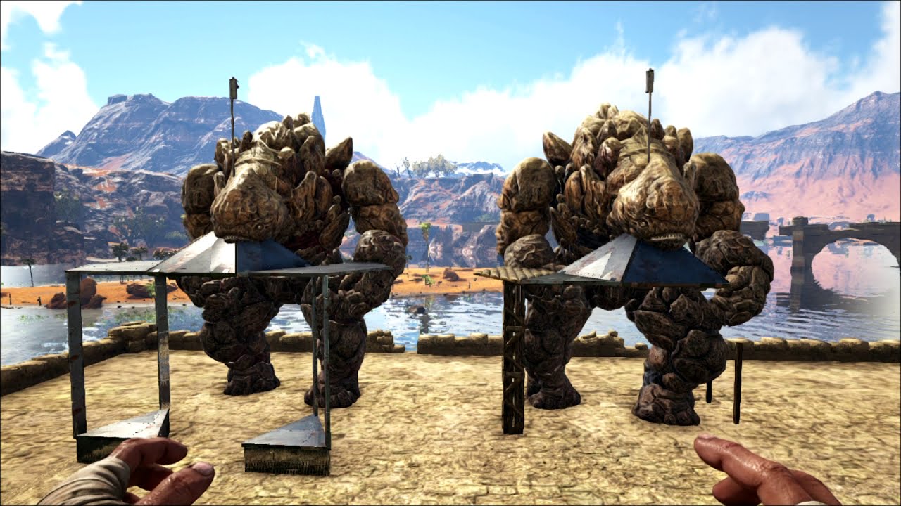 La TRAMPA MÁS BARATA para GOLEM ARK [] TIPS y TRUCOS ARK [] captain fatdog by JusticeofDragon