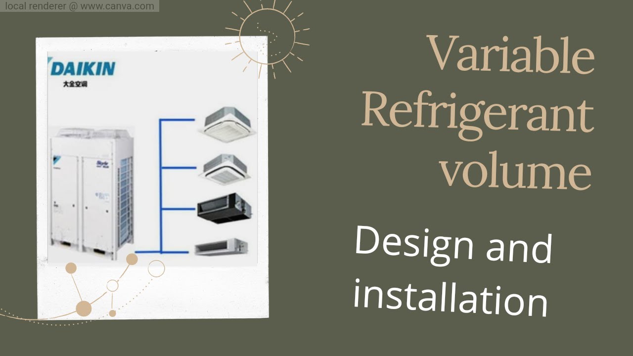 What is variable Refrigerant volume|how to vrv design and installation |vrv kase installed kartha ha